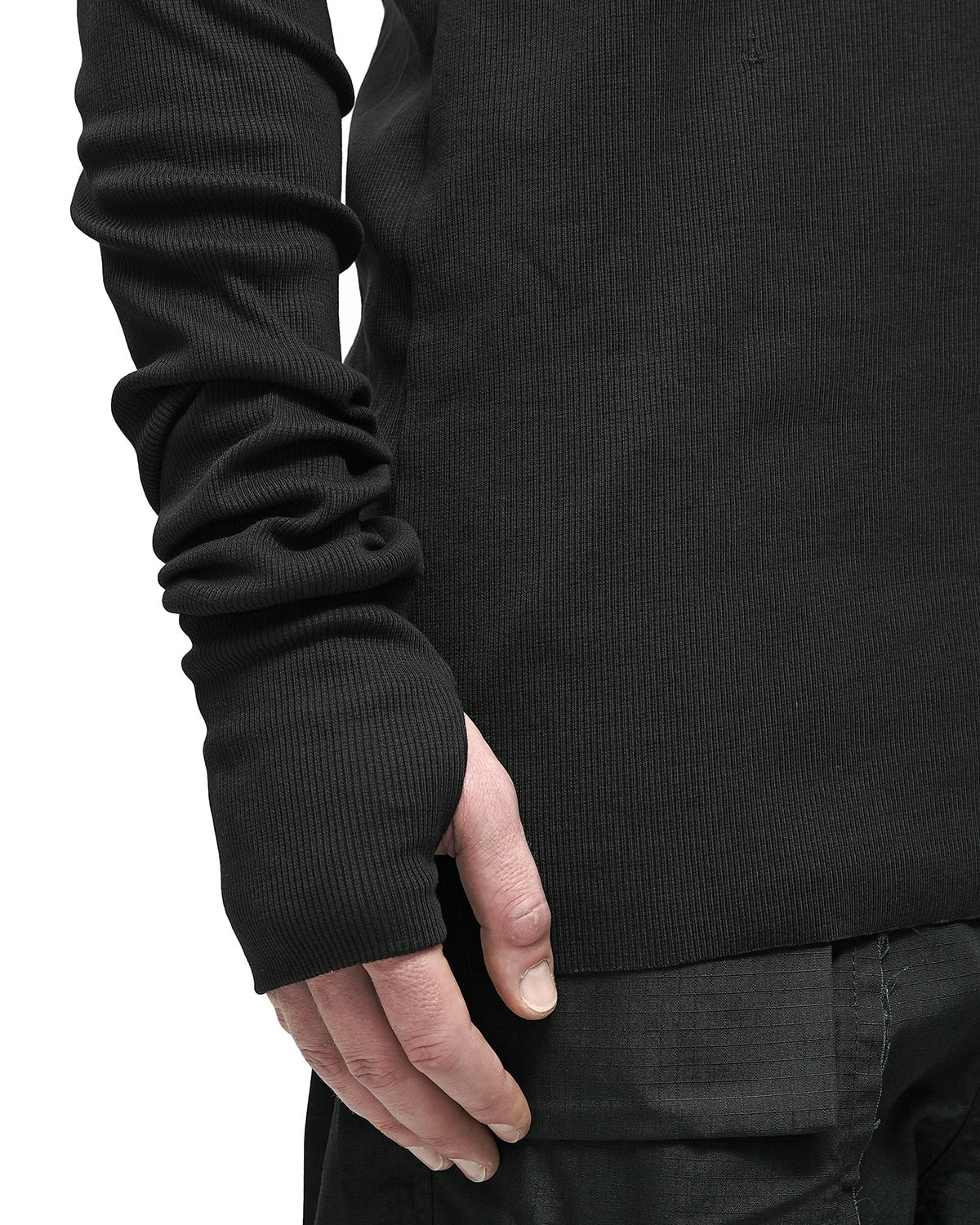LAYERED RIB LONG SLEEVE T-SHIRT - Image 7