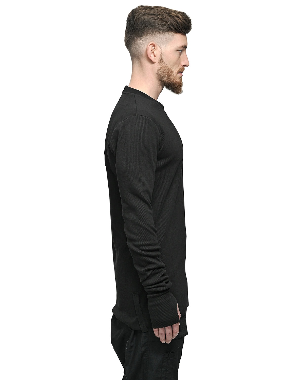 LAYERED RIB LONG SLEEVE T-SHIRT - Image 5
