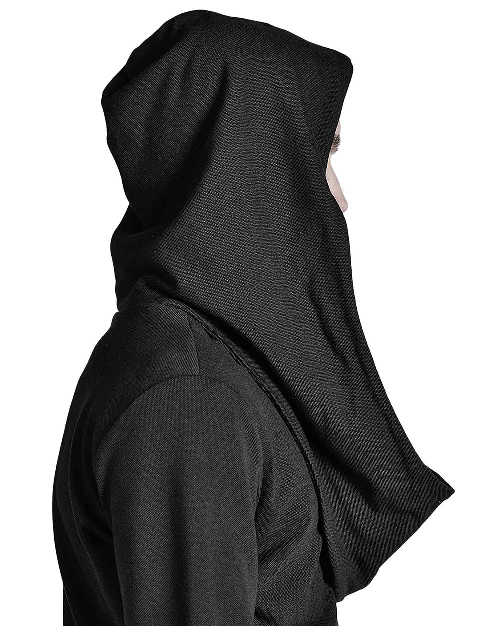 Deconstructed Collar Hoodie - Image 6