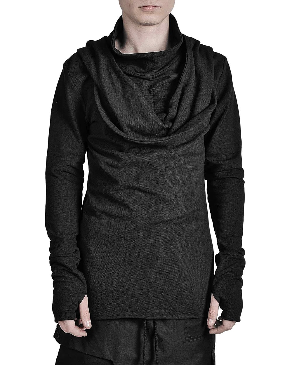 Deconstructed Collar Hoodie - Image 5