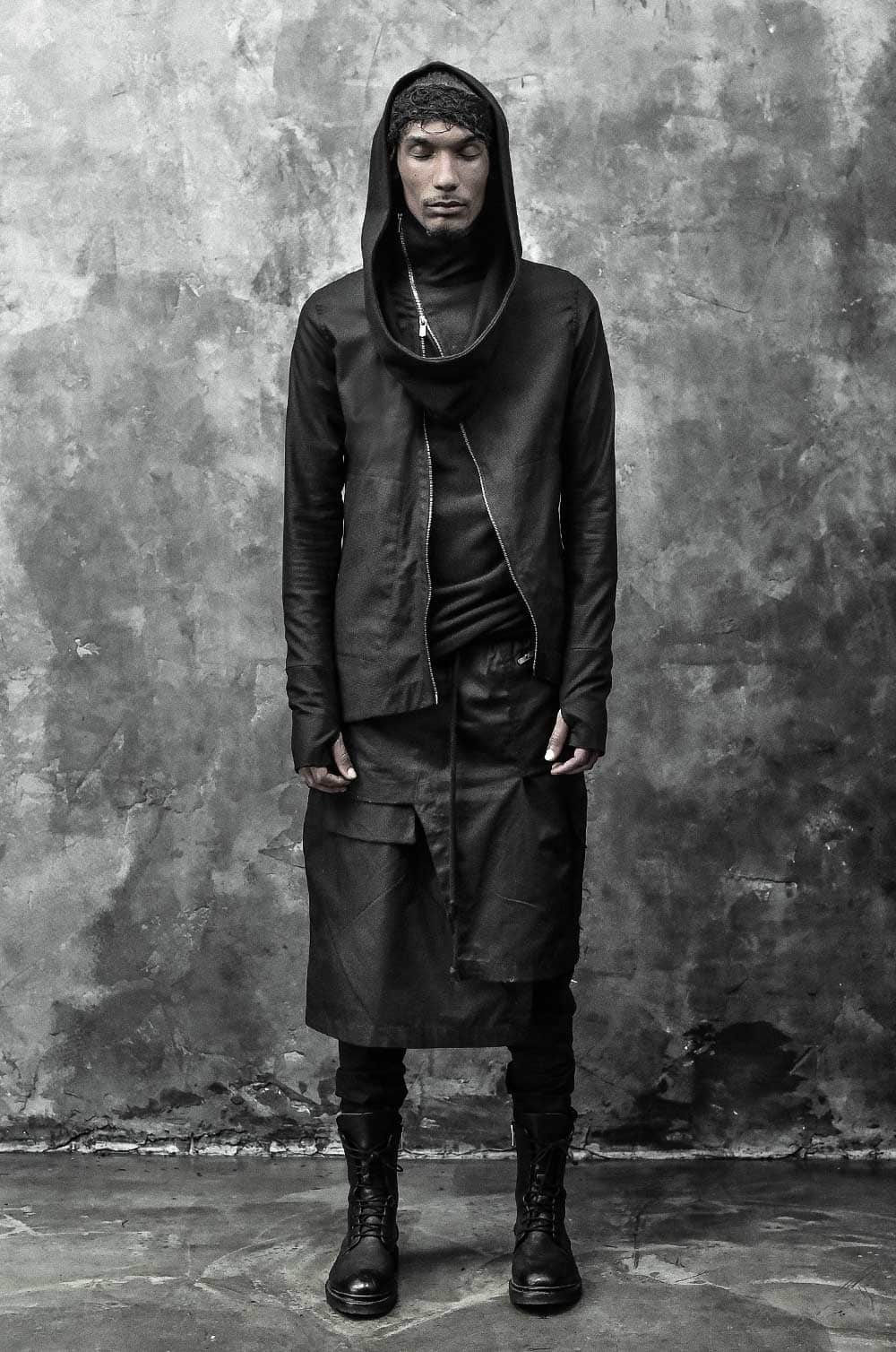 Deconstructed Collar Hoodie - Image 8