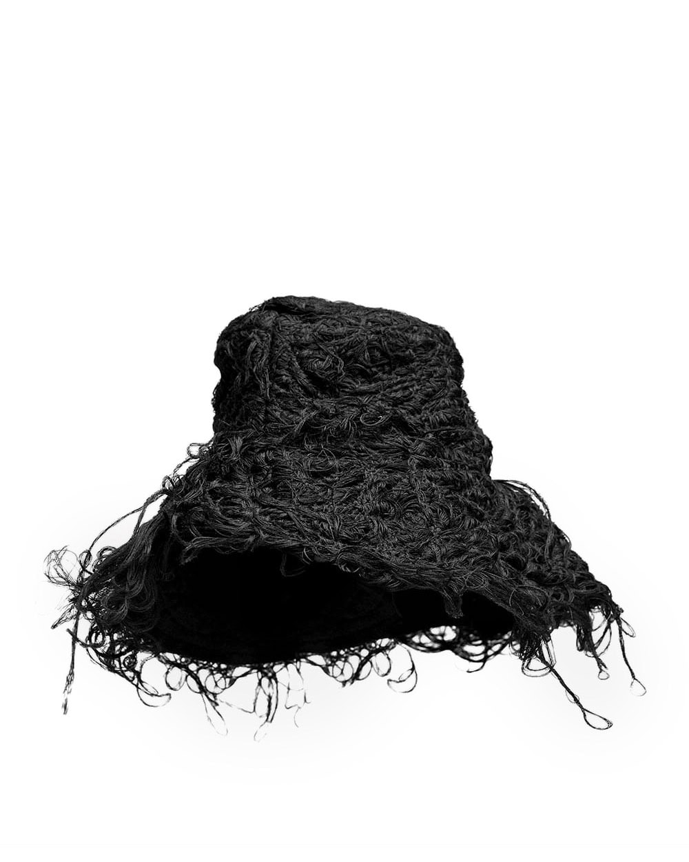 Schwarzer Fiber-Bond Bucket Hat - Image 5