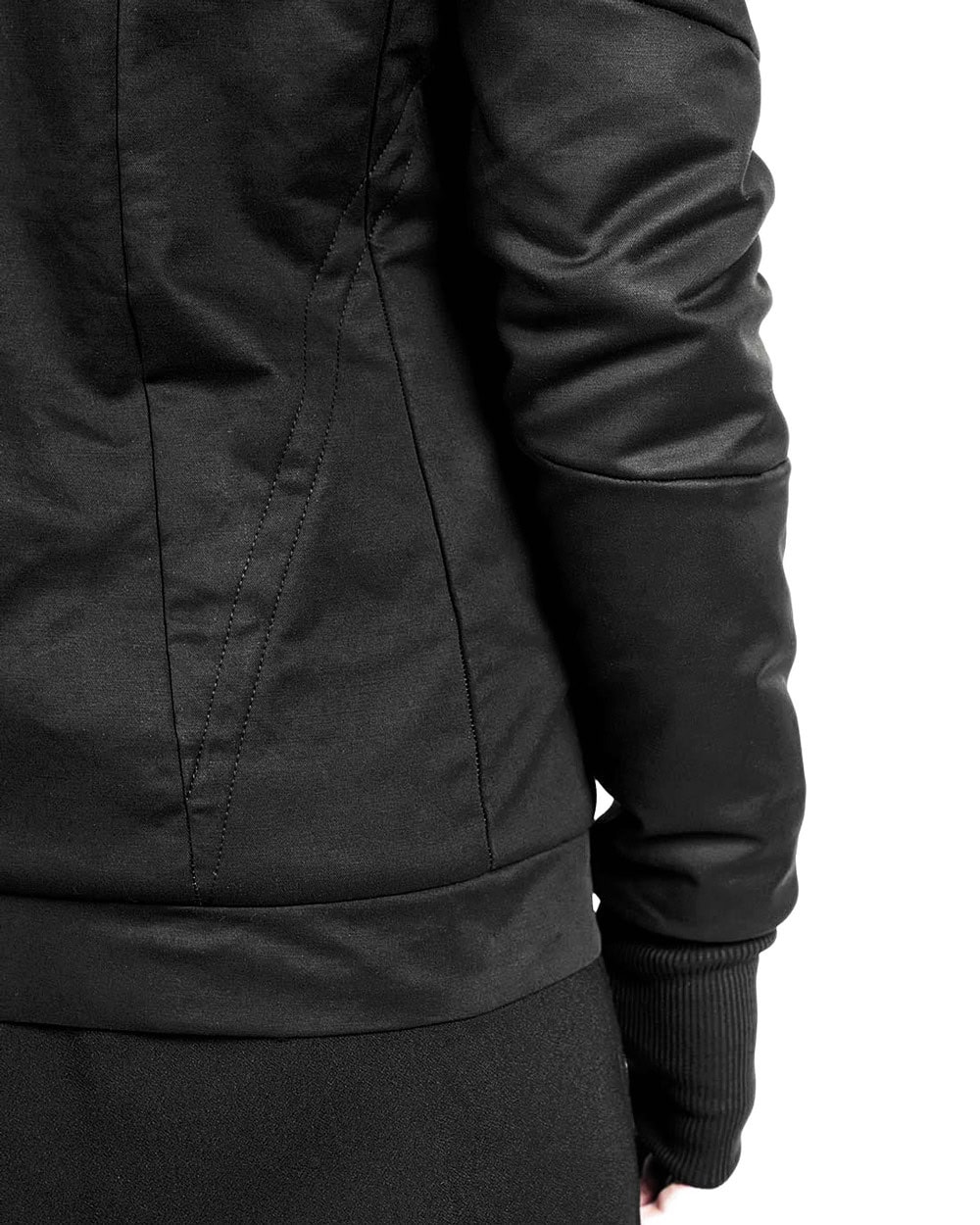 Diagonal Zip Winter Segment Jacket - Image 7