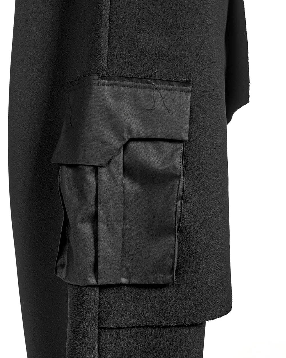 Layered Asymmetric Skirt Pants - Image 6