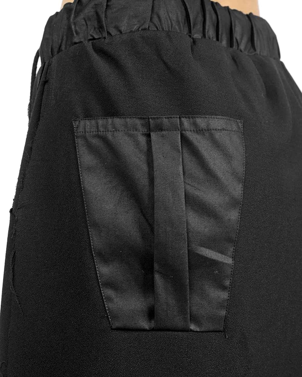 Layered Asymmetric Skirt Pants - Image 5