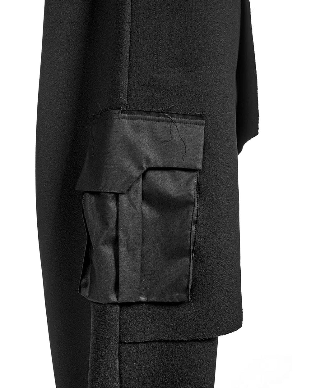 Layered Asymmetric Skirt Pants - Image 7