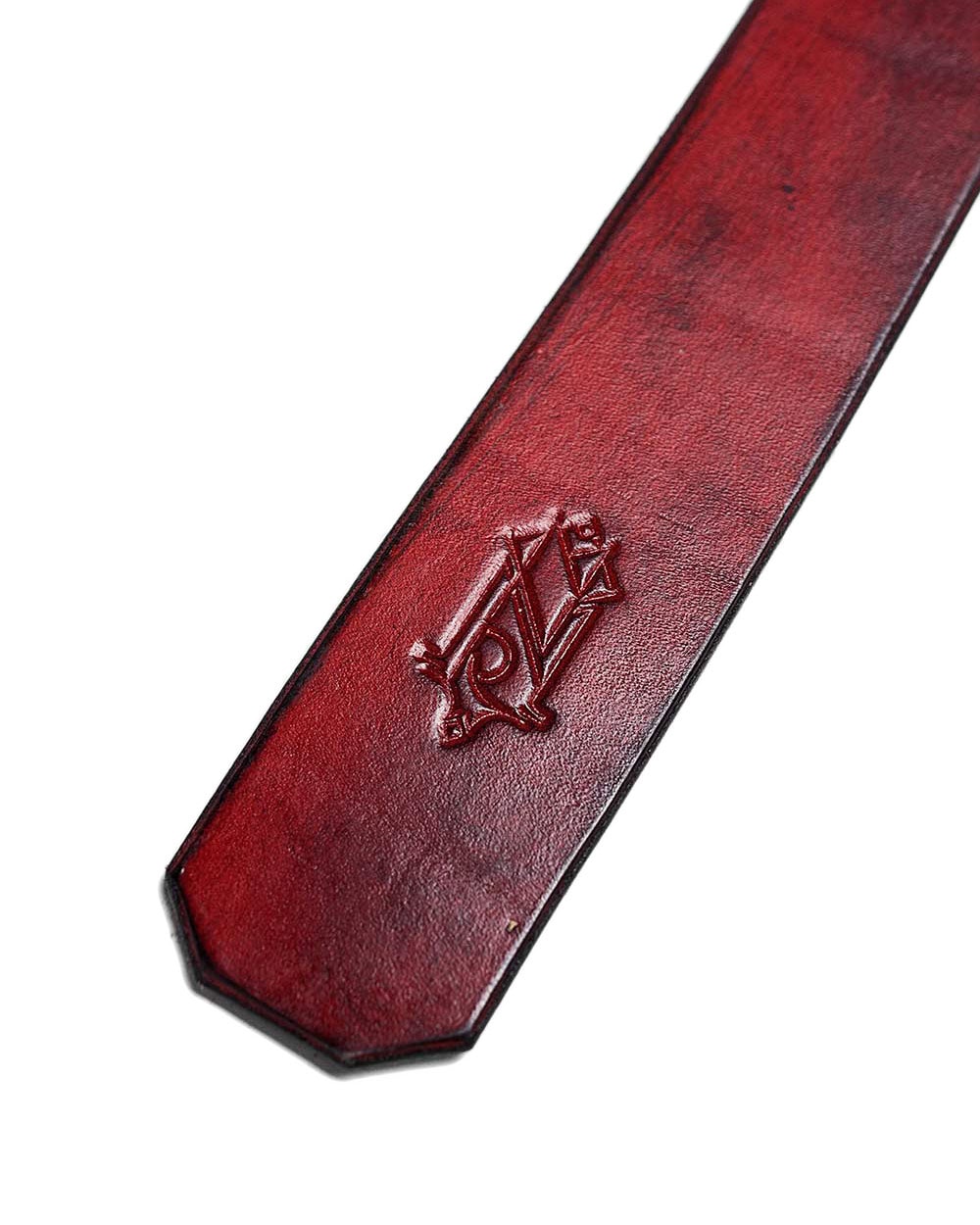 Red To Black Nuance Buckle Belt - Image 5