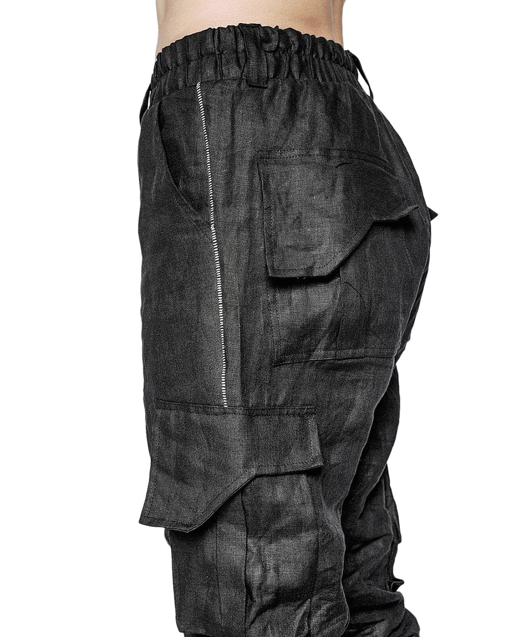 Cargo Multi-Pocket Tracksuit Pants - Image 8