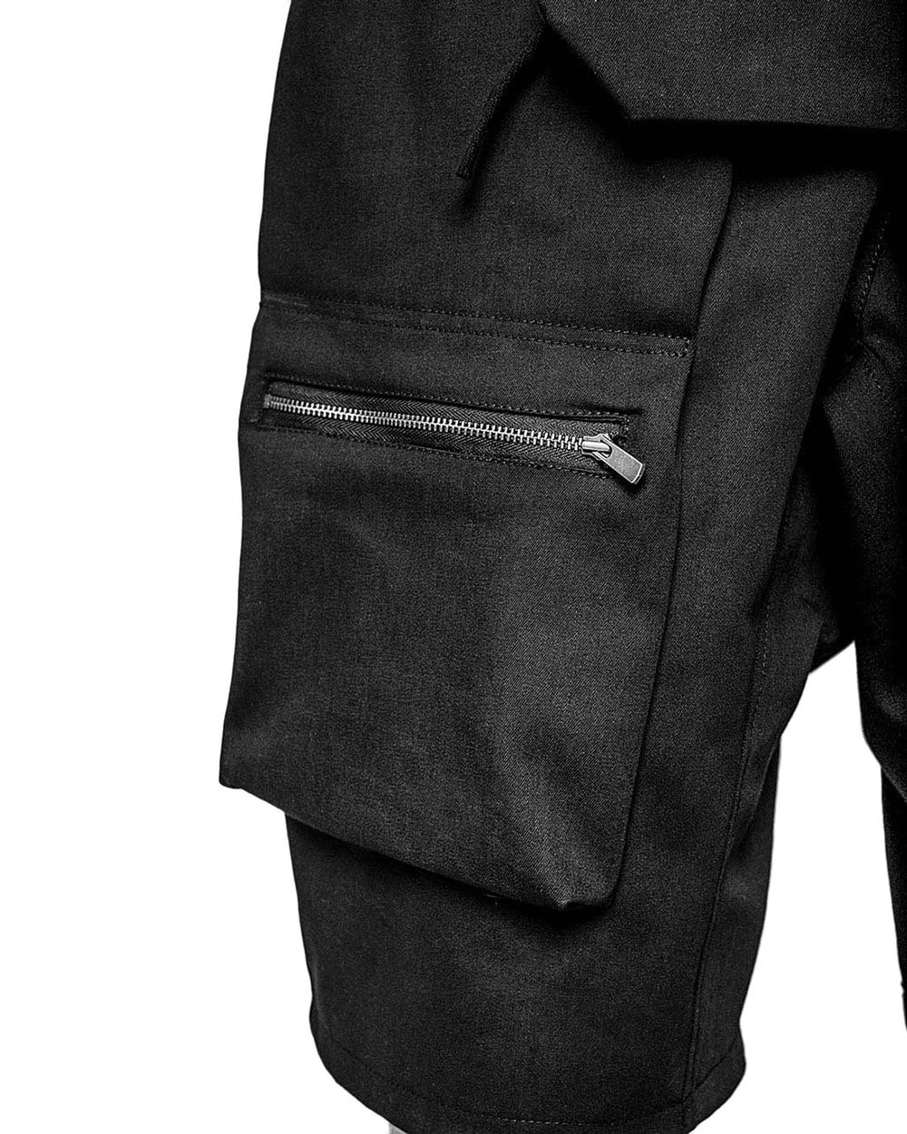 Cargo Pouch Dropcrotch Shorts - Image 8