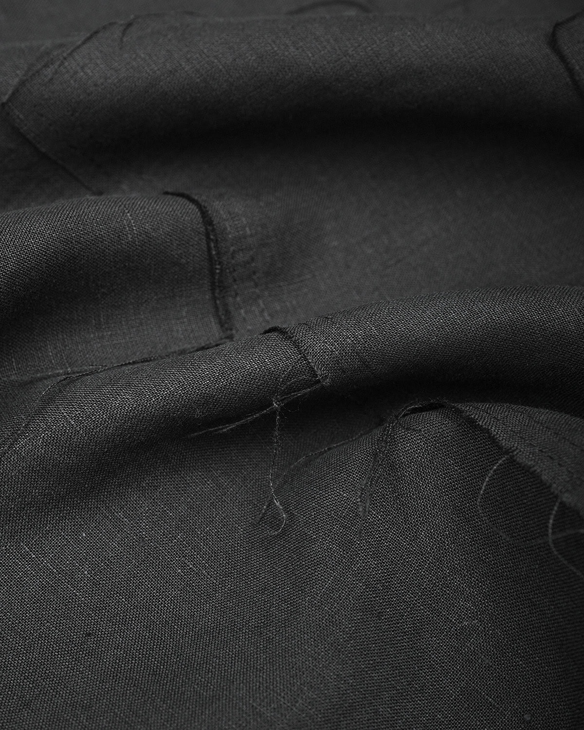 Cargo Volume Linen Shorts - Image 7