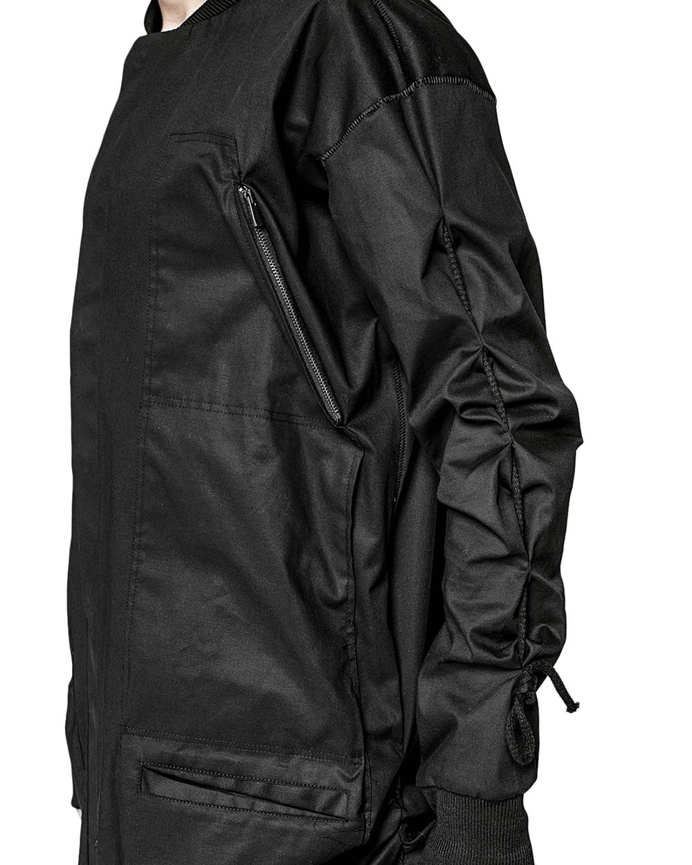 Modus Overlong Cargo Bomber Jacket - Image 13