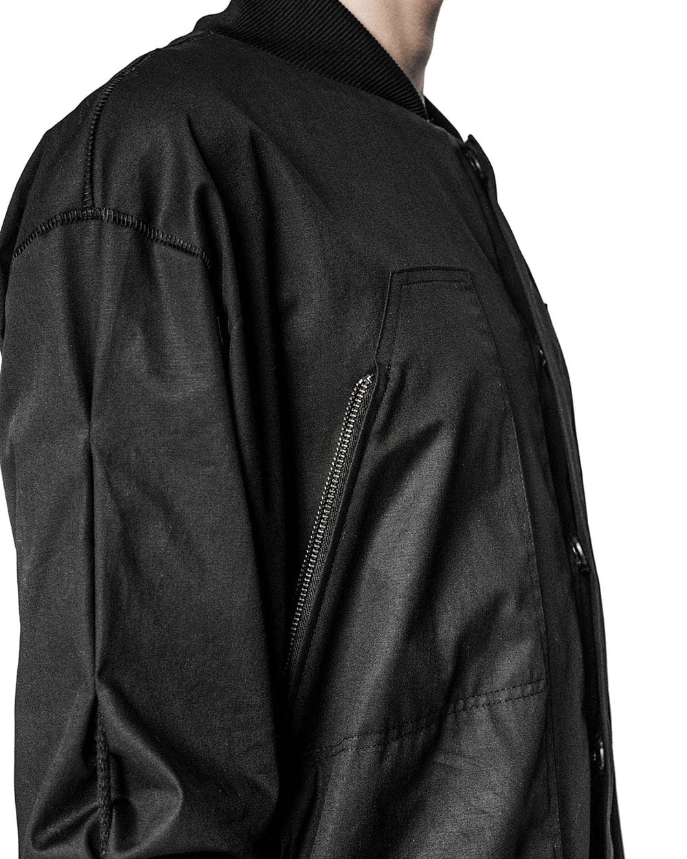 Modus Overlong Cargo Bomber Jacket - Image 10