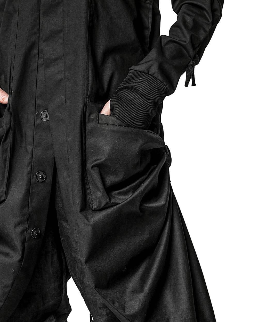 Modus Overlong Cargo Bomber Jacket - Image 11