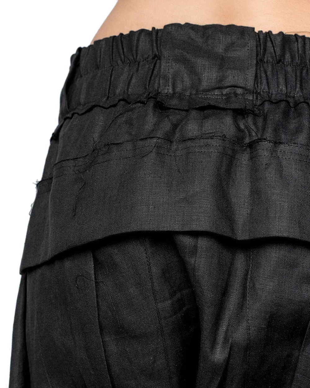 Cargo Volume Linen Shorts - Image 8