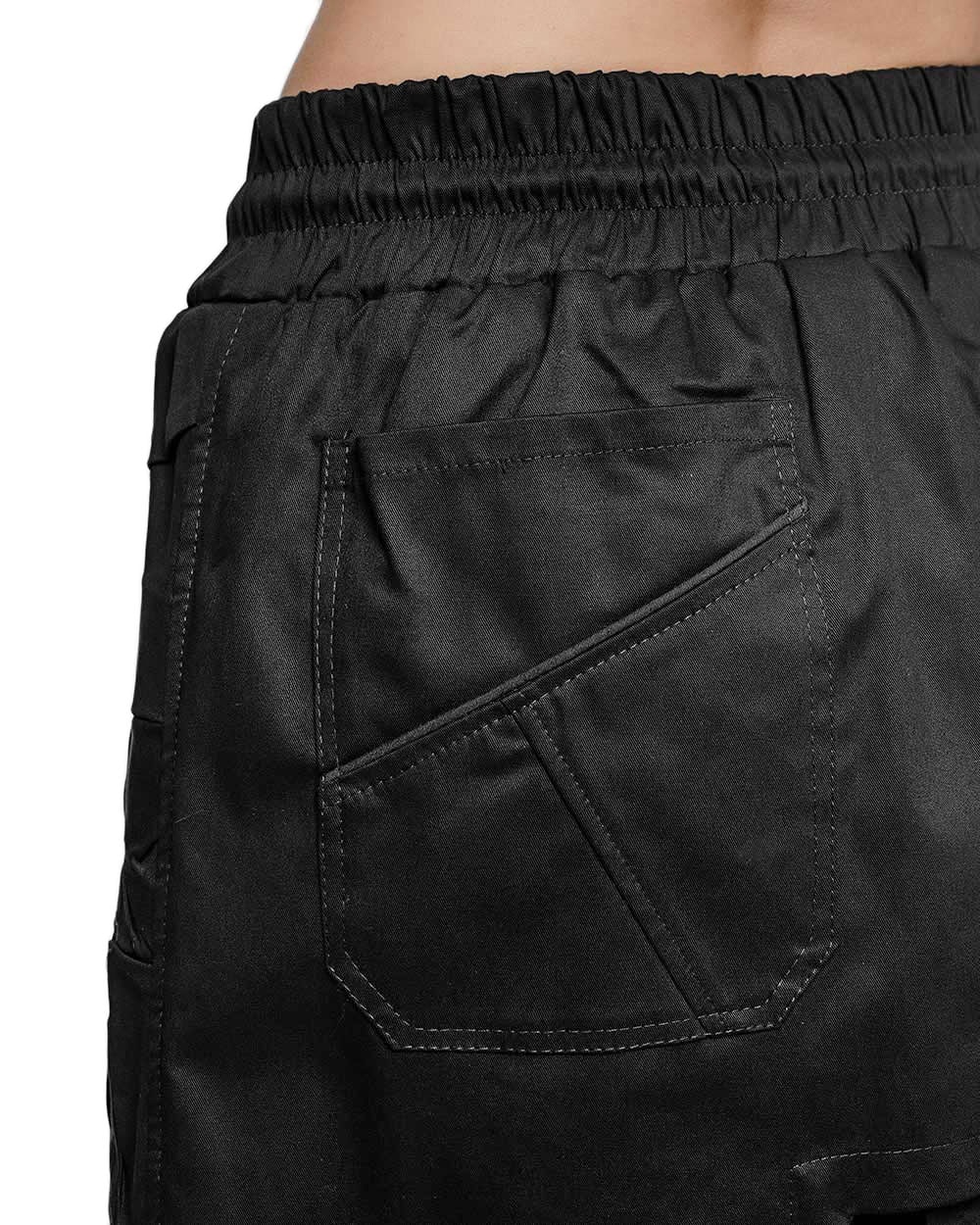Asymmetric Cargo Crushed Skirt - Image 7