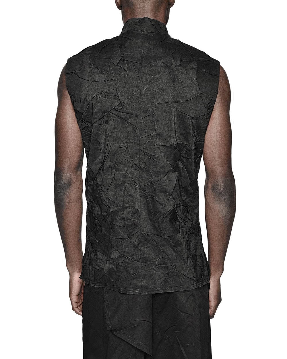 Crushed Sleeveless Shirt - Image 5