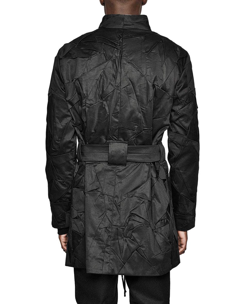 Crushed Tech Wrapper Coat - Image 6