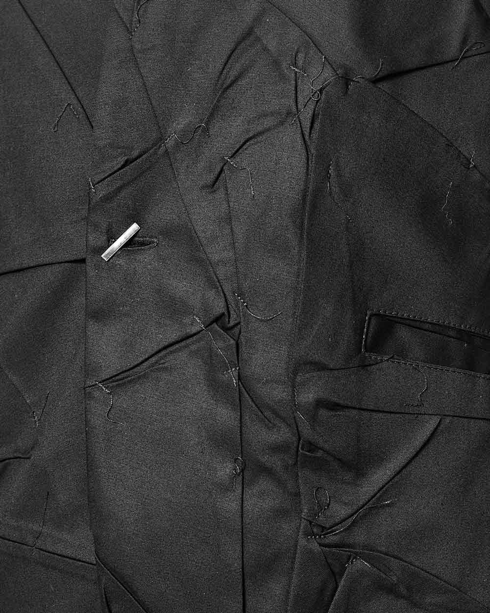 Ärmelloser Crushed Westen-Blazer - Image 8