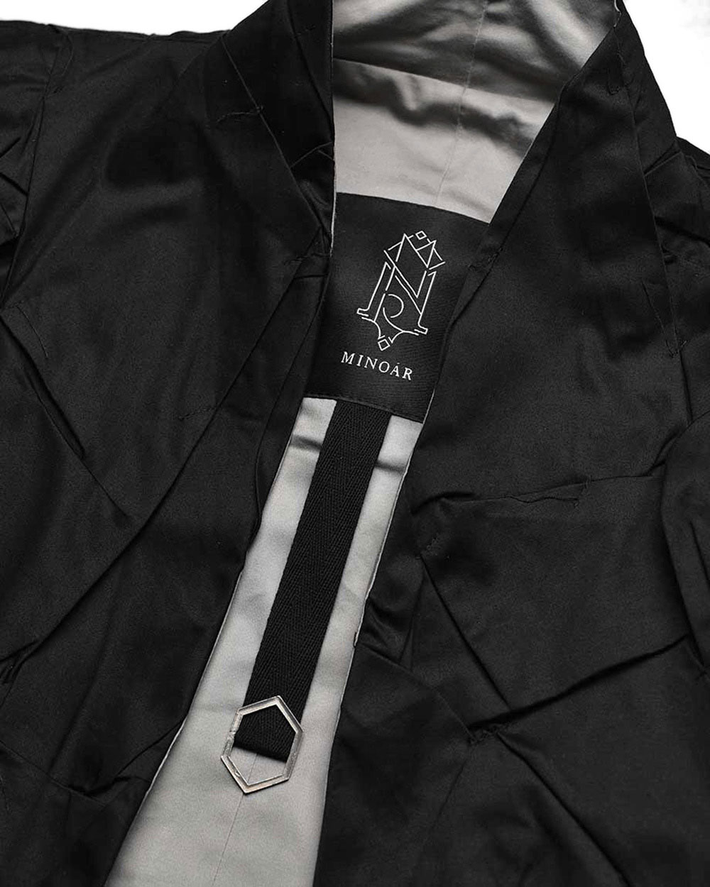 Crushed Tech Wrapper Coat - Image 9