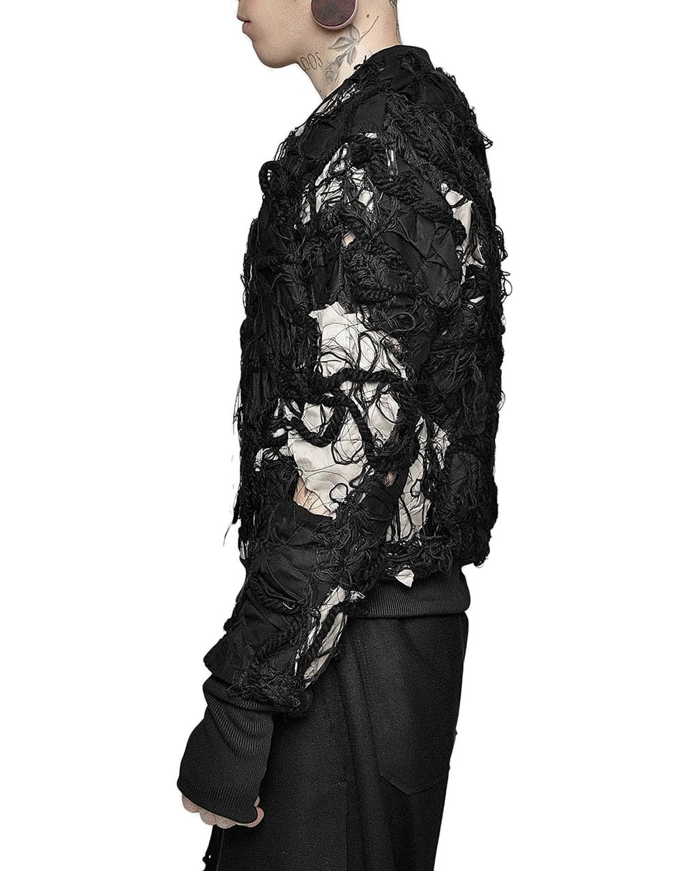 Fiber Bond Patchwork Sweater - Image 5