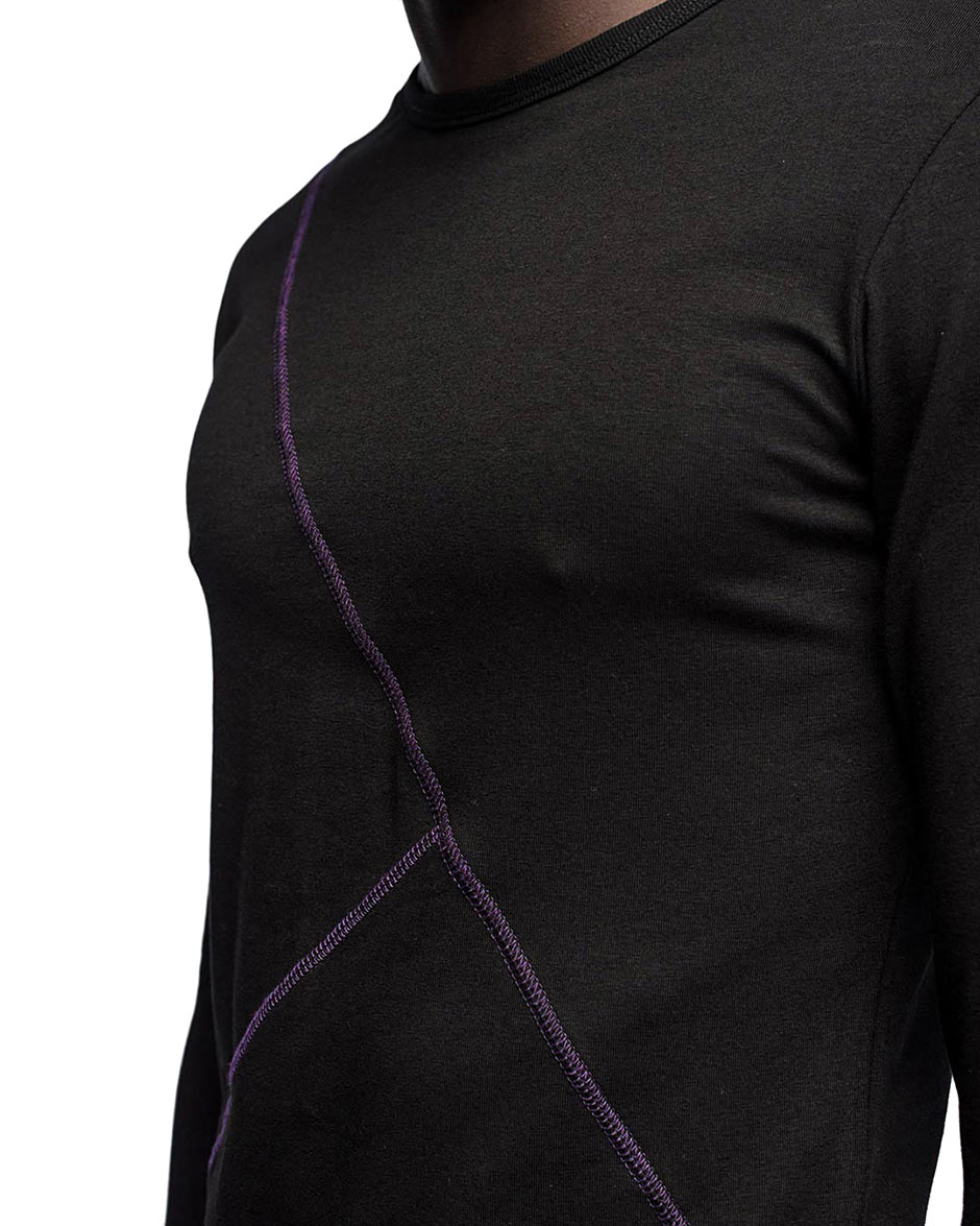 Angular Segment Long Sleeve Top - Image 6