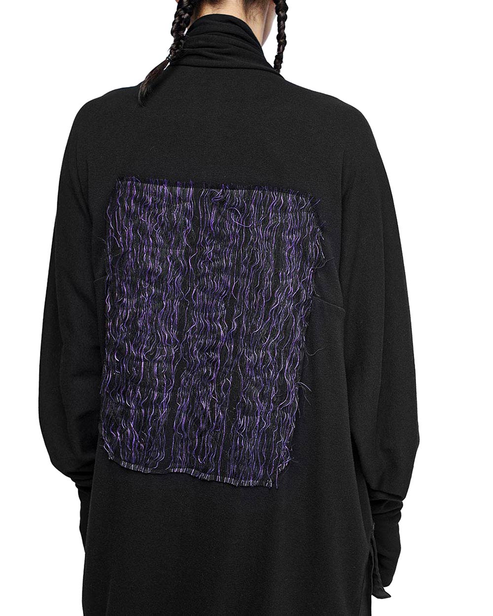 Artwork Long Draped Cardigan - Image 8