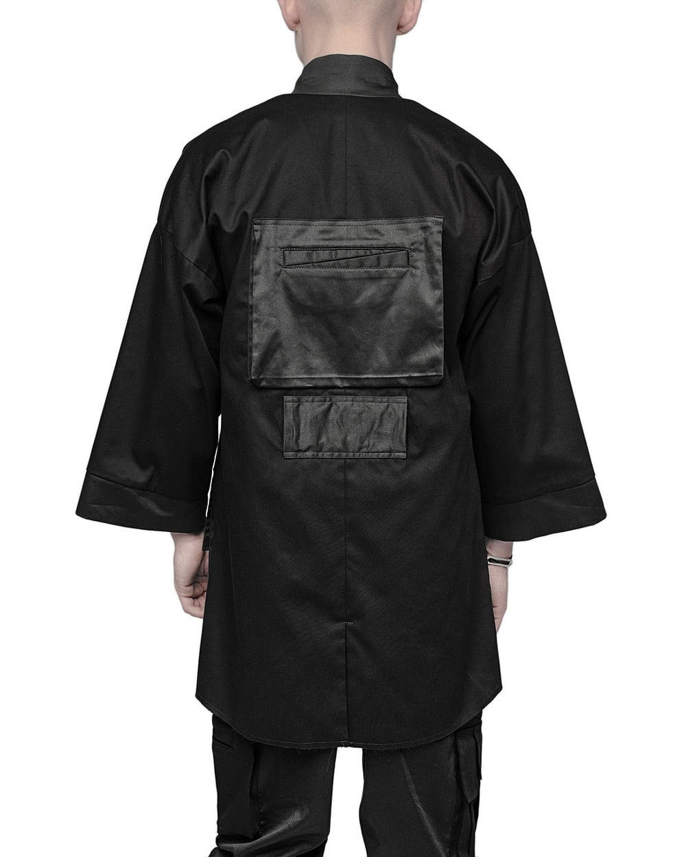 Cargo Utility Crop Kimono Jacket - Image 8