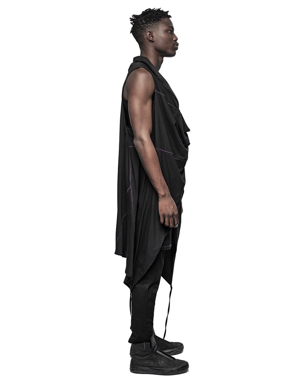 Entangle Multi-Wear Strap Sleeveless Cardigan - Image 7