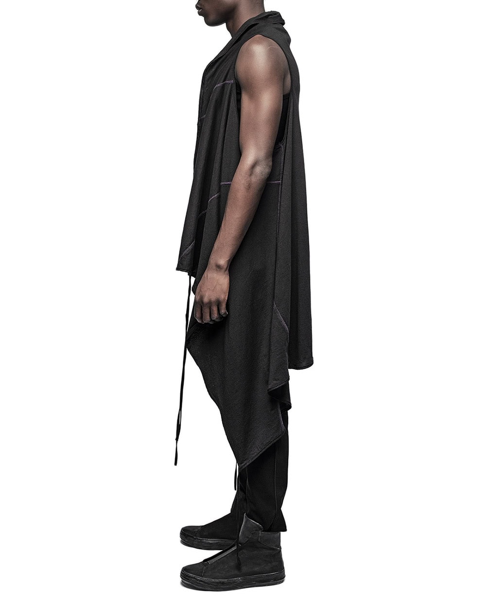 Entangle Multi-Wear Strap Sleeveless Cardigan - Image 6