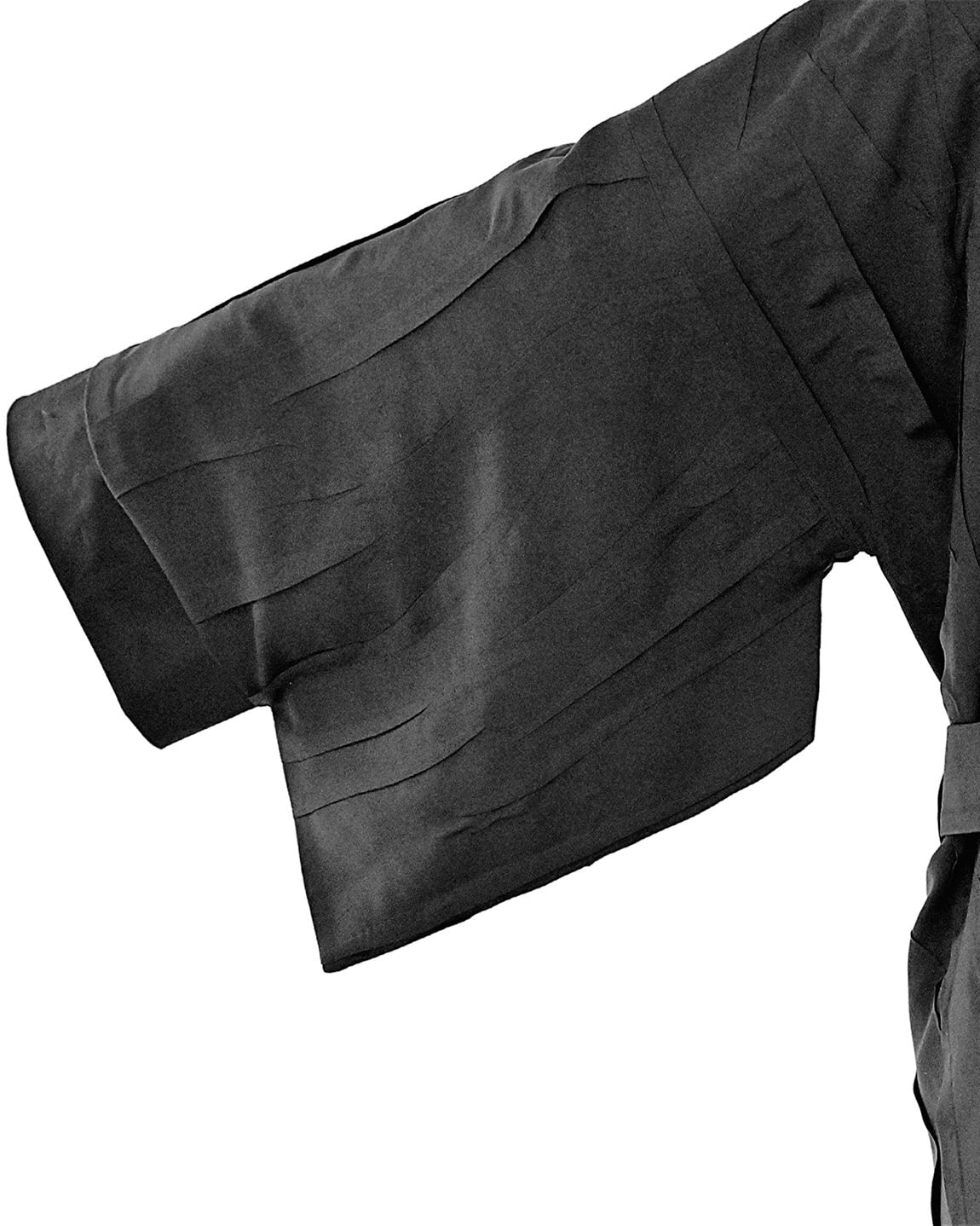MINOAR - Linear Crushed Technique Kimono Jacket - 8