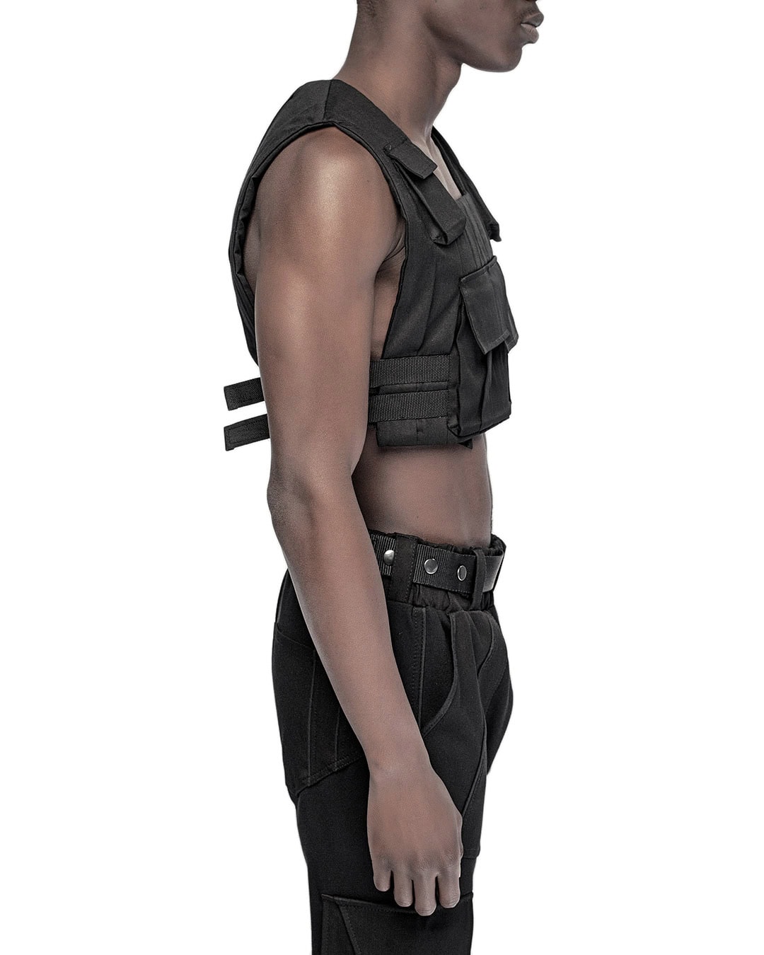 Linear Crushed Technique Utility Vest - Image 6
