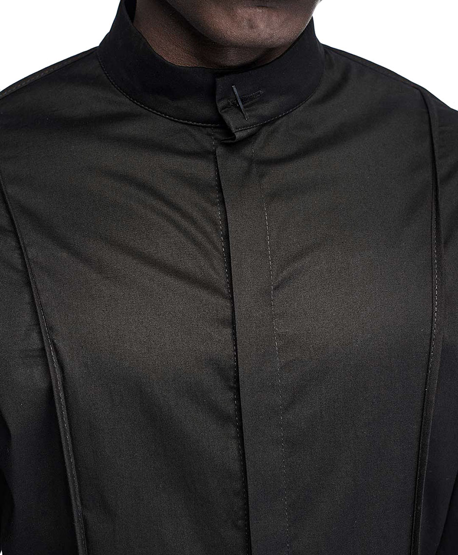 Linear Elongated Double Cuff Shirt - Image 8