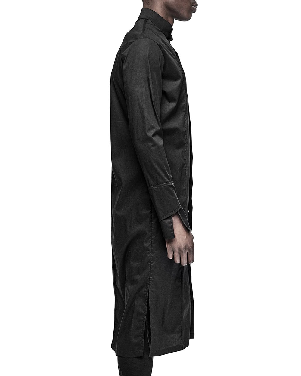 Linear Elongated Double Cuff Shirt - Image 5
