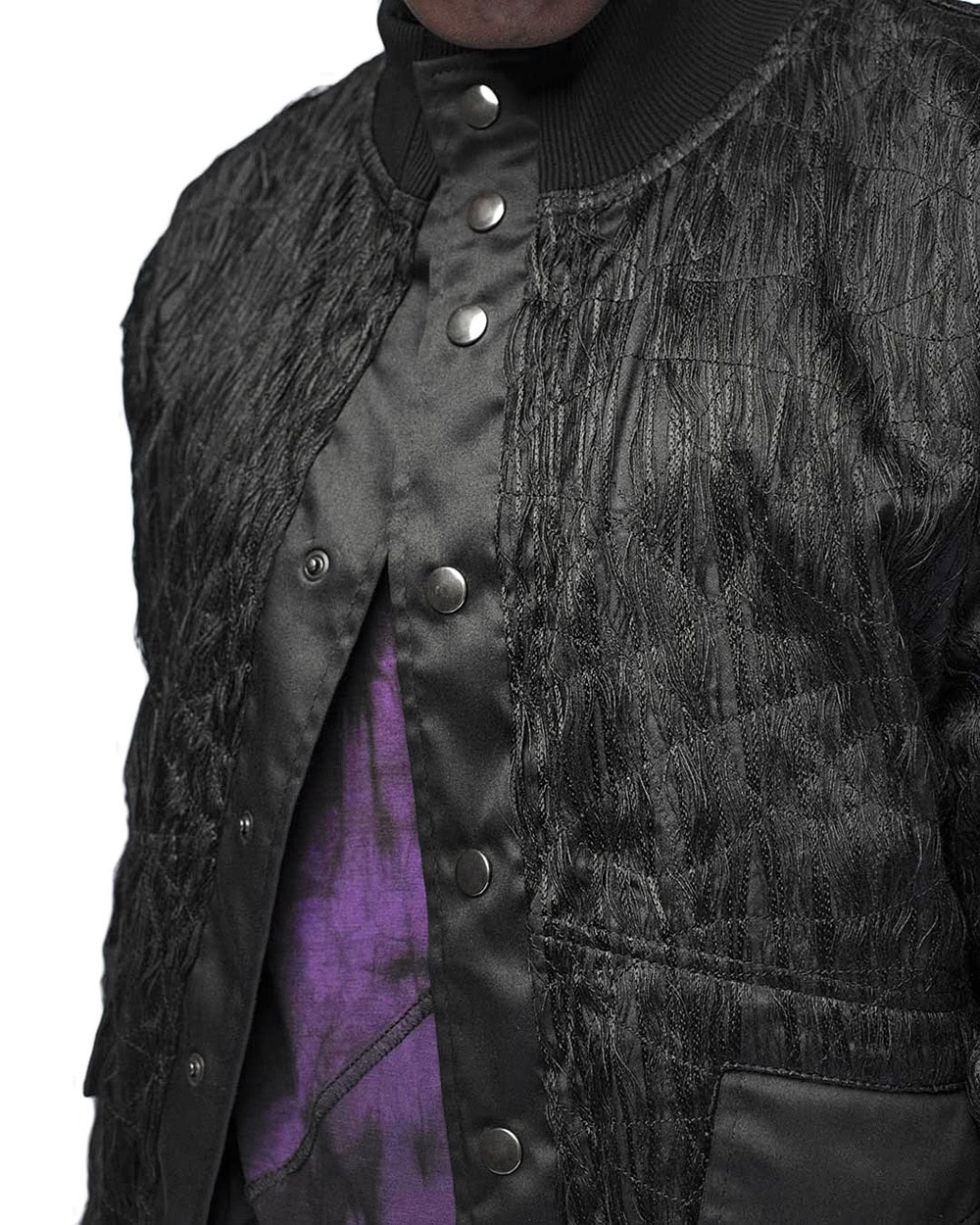 Quantum Fiber Bond Linear Bomber Jacket - Image 8