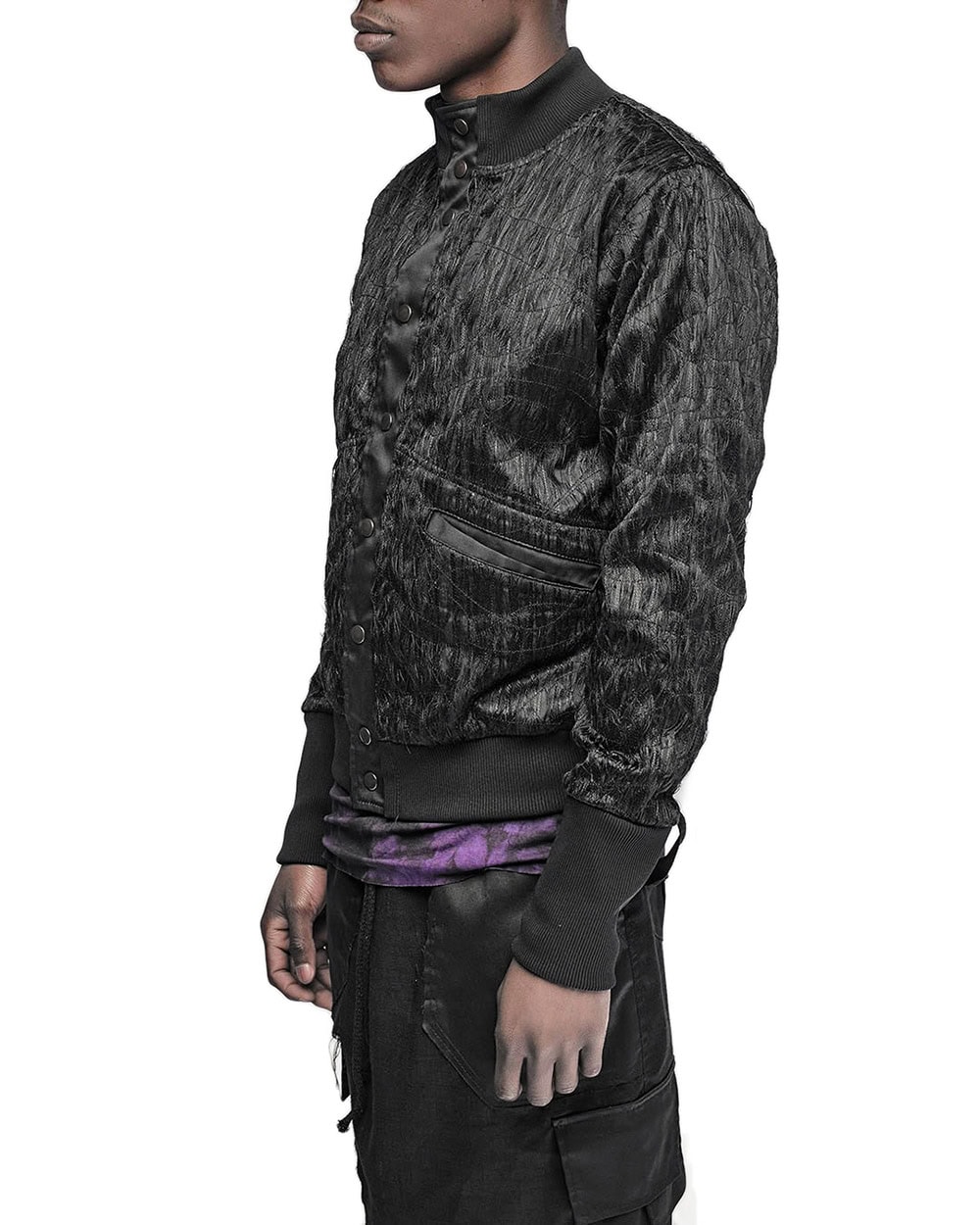 Quantum Fiber Bond Linear Bomber Jacket - Image 5