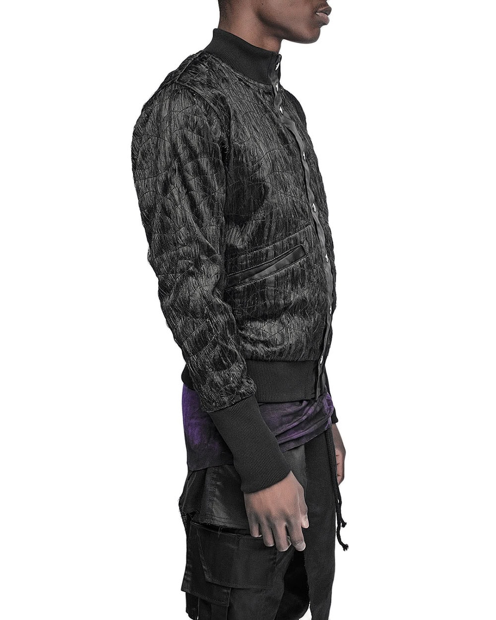 Quantum Fiber Bond Linear Bomber Jacket - Image 6