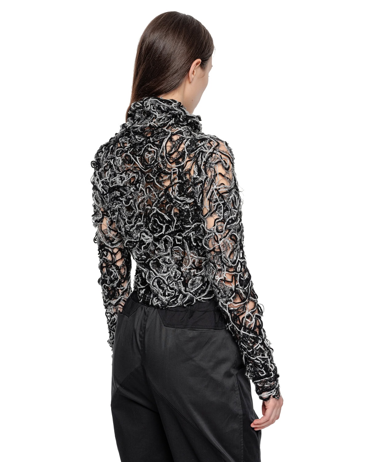 Aeriform Fiber Bond Crop Sweater - Image 5