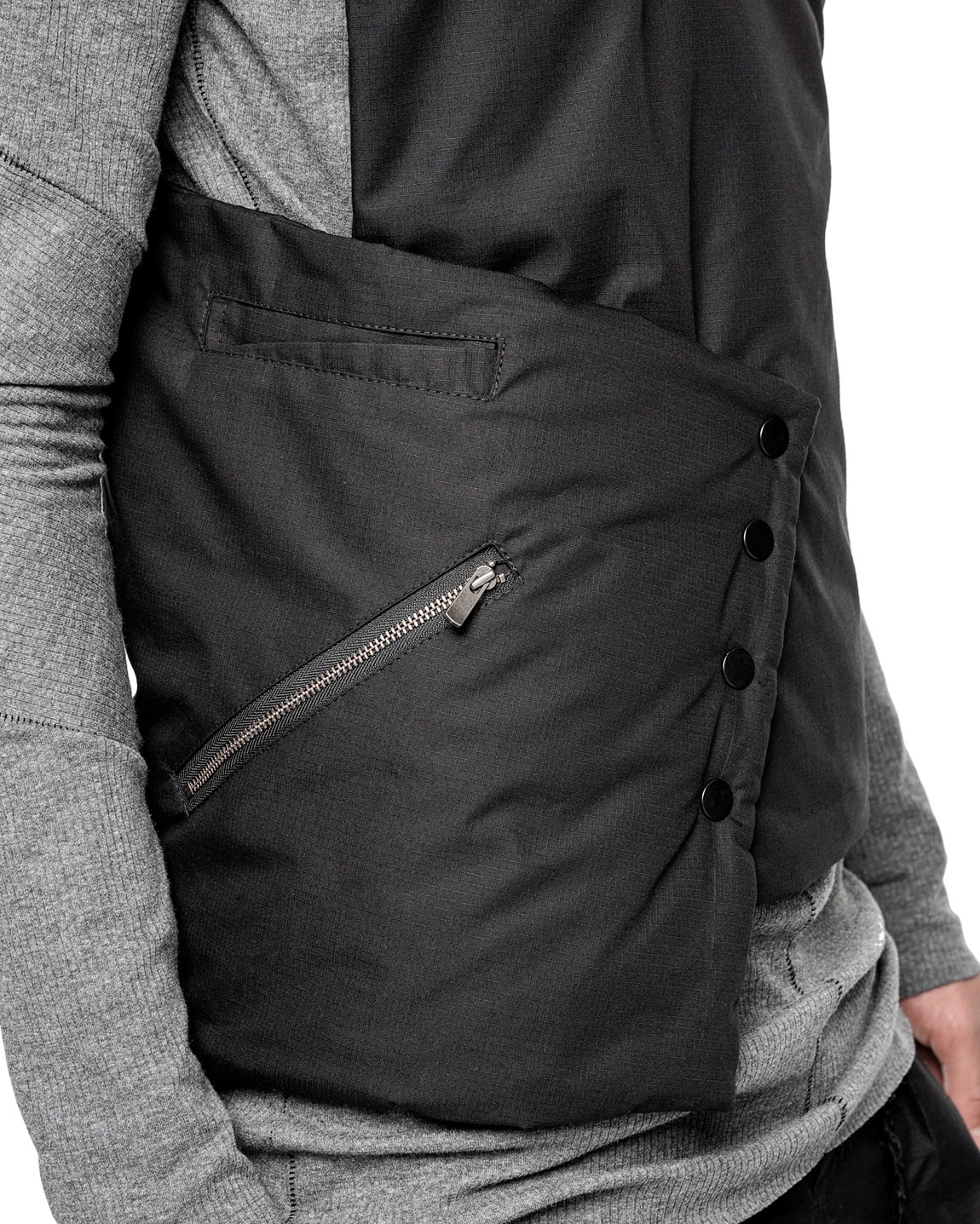 Asymmetric Ripstop Construct Vest - Image 9