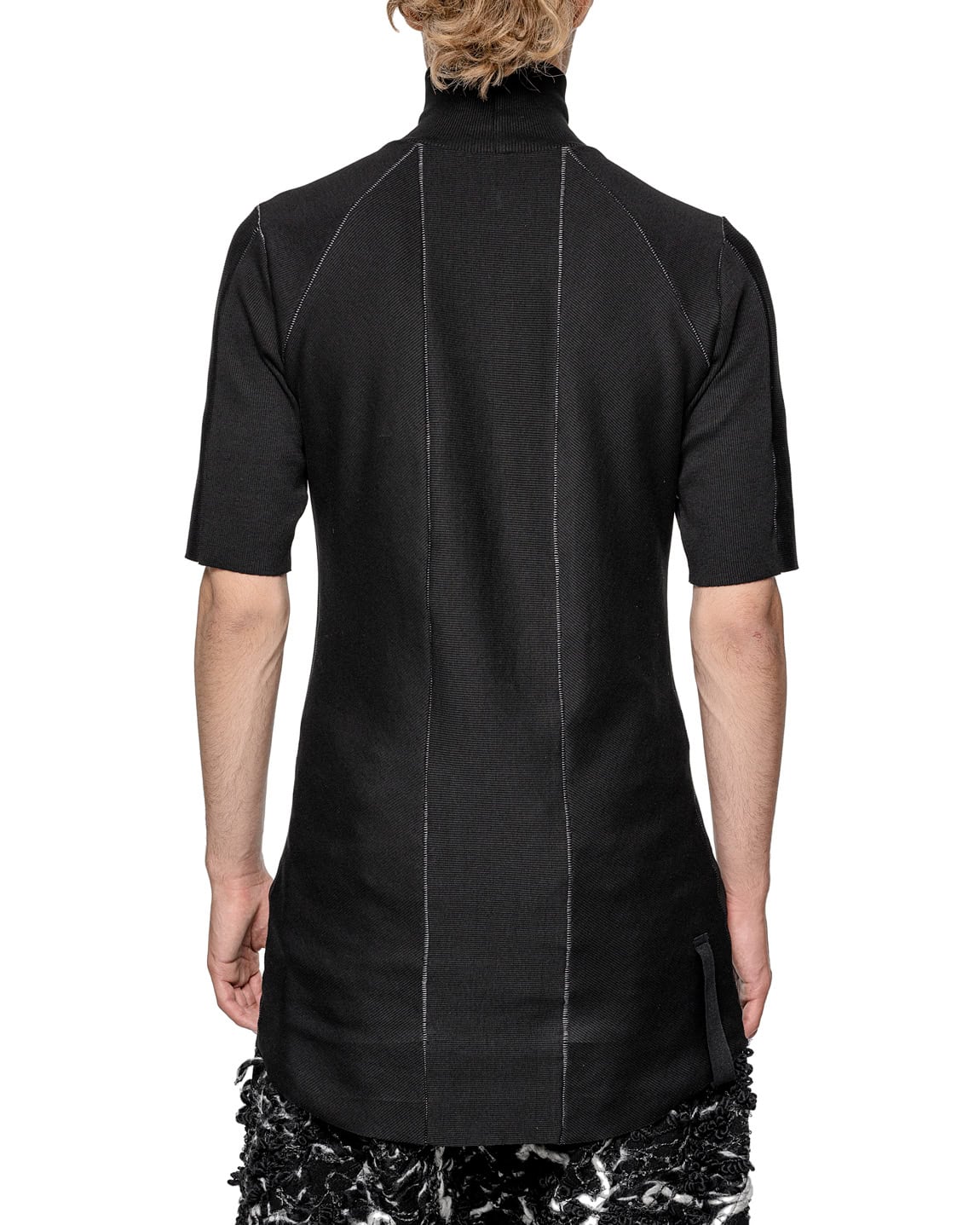 Monument Contrast Turtleneck T-Shirt - Image 6