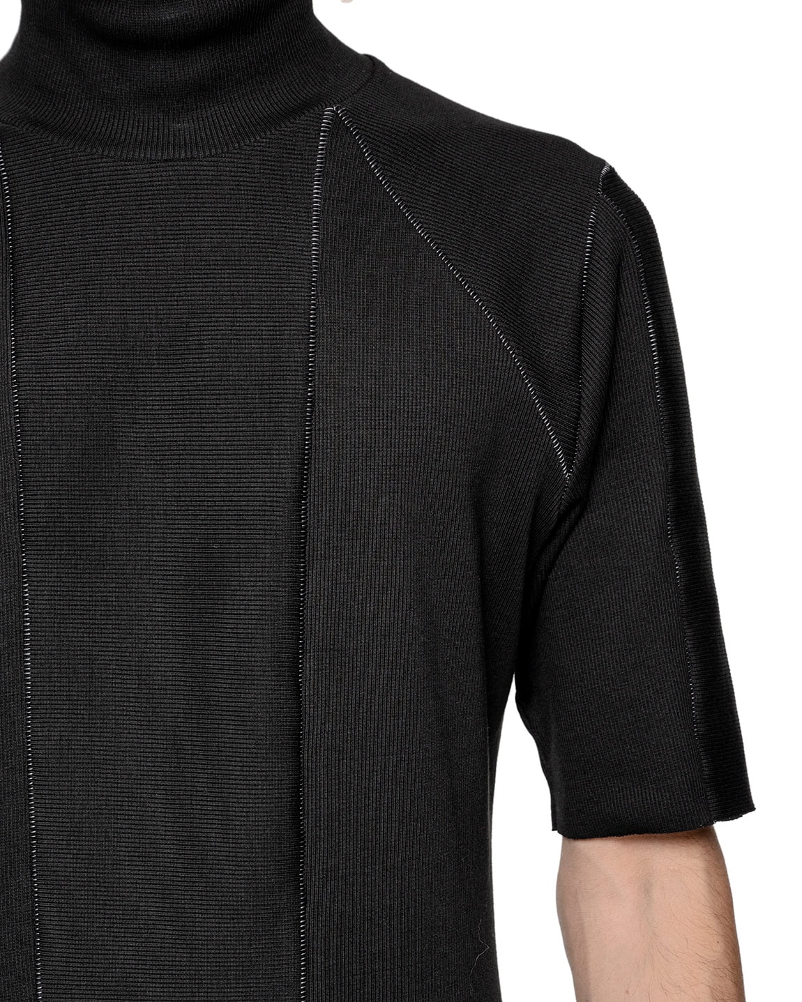 Monument Contrast Turtleneck T-Shirt - Image 7