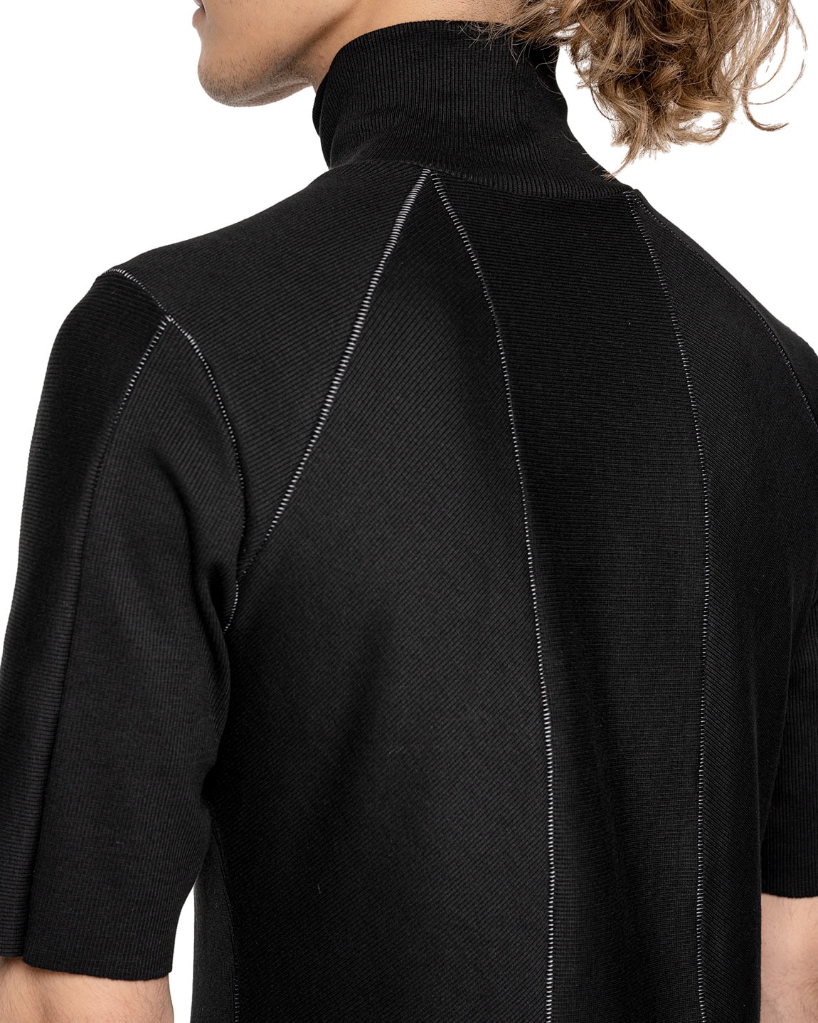 Monument Contrast Turtleneck T-Shirt - Image 8