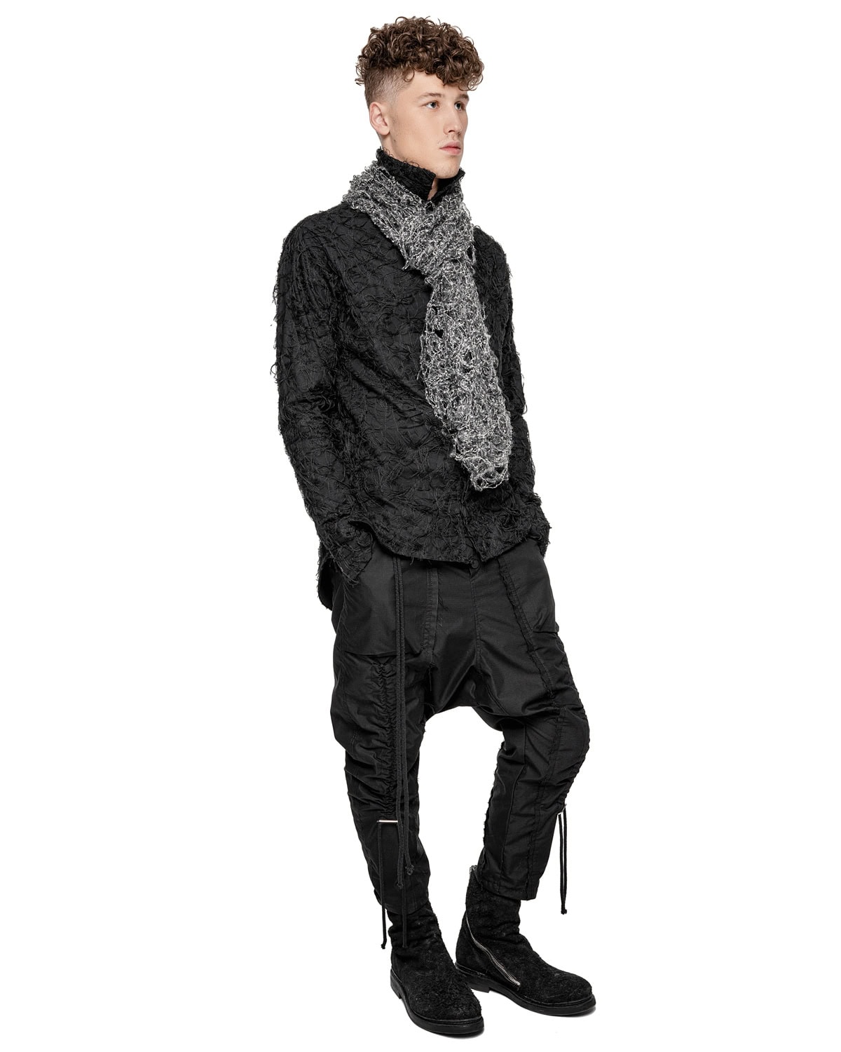 Phase Fiber Bond Nuance Grey Scarf - Image 5