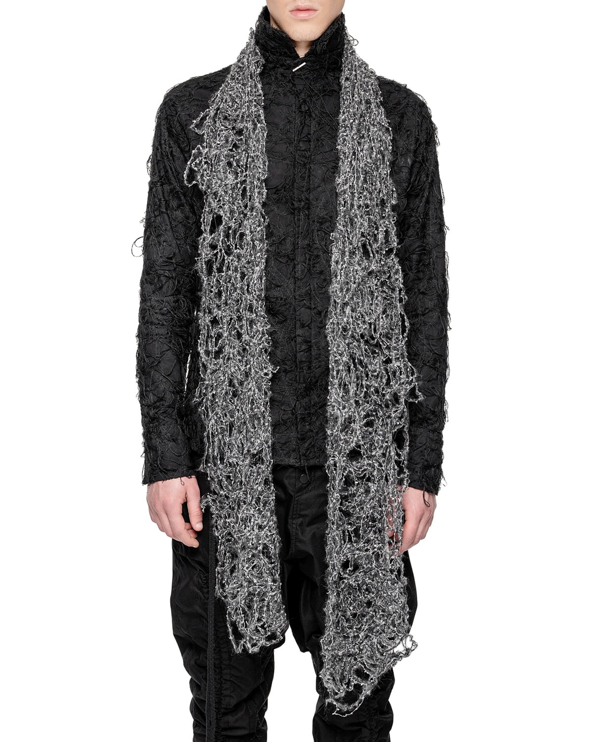 Phase Fiber Bond Nuance Grey Scarf - Image 10