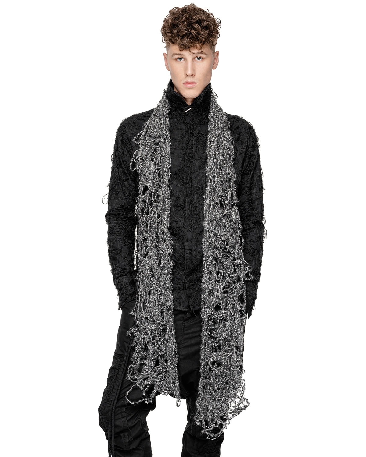 Phase Fiber Bond Nuance Grey Scarf - Image 6