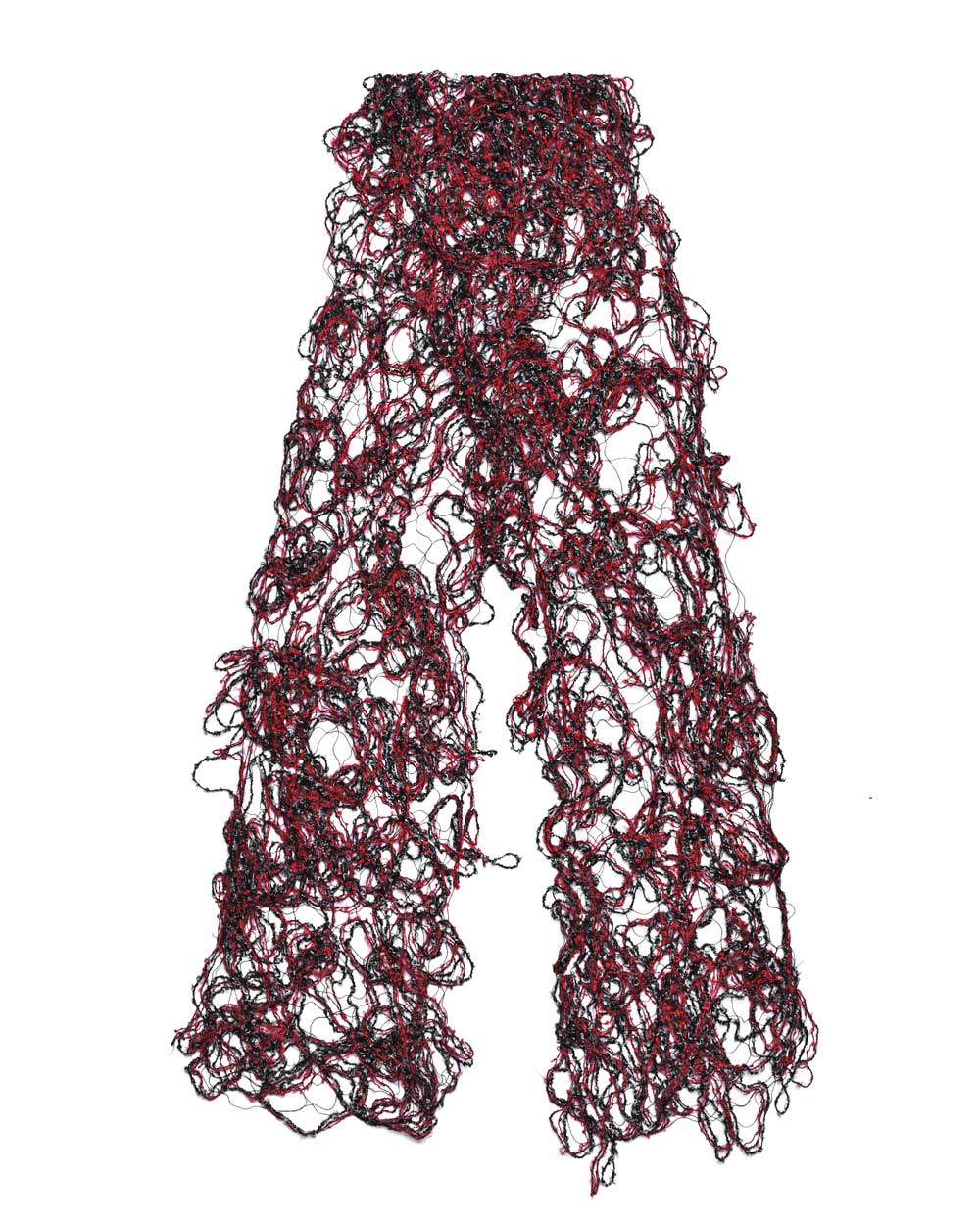 Phase Fiber Bond Red and Black Scarf - Image 8