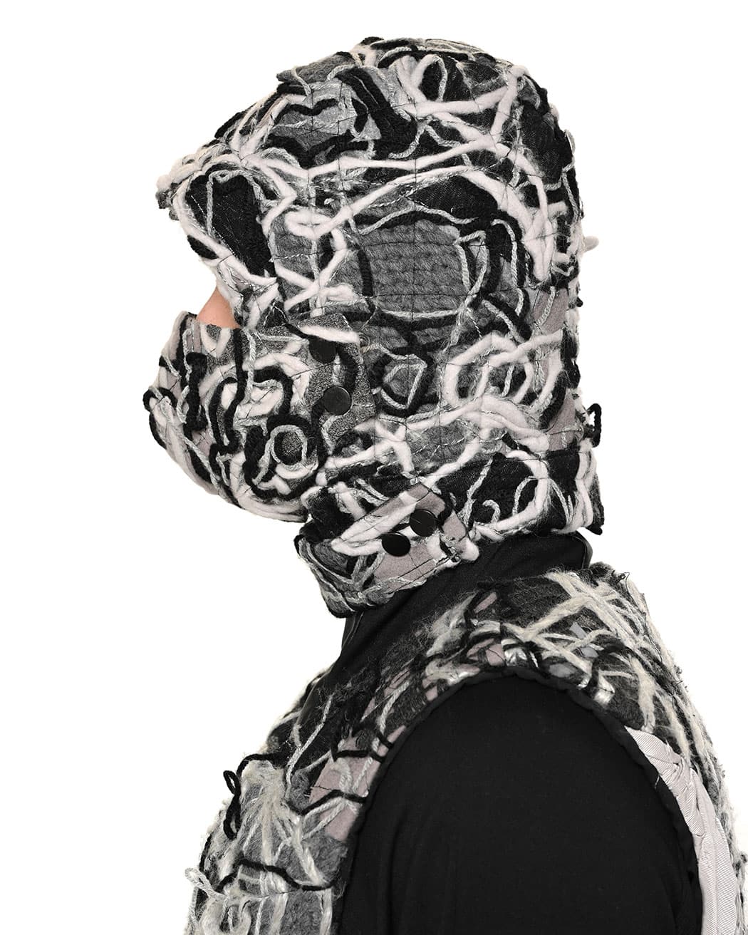 Aspect Fiber Patchwork Head Mask - Image 5