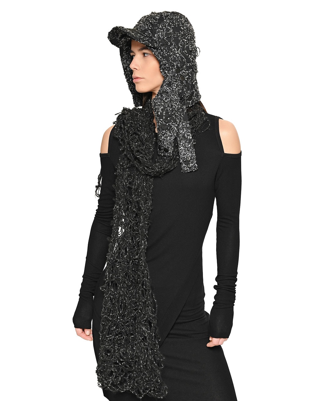 Phase Charcoal Fiber Bond Visor Head Mask - Image 5