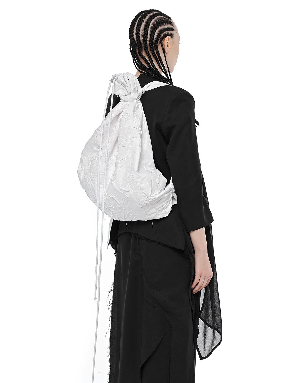 Crushed Tech White Kutch Backpack - Image 5