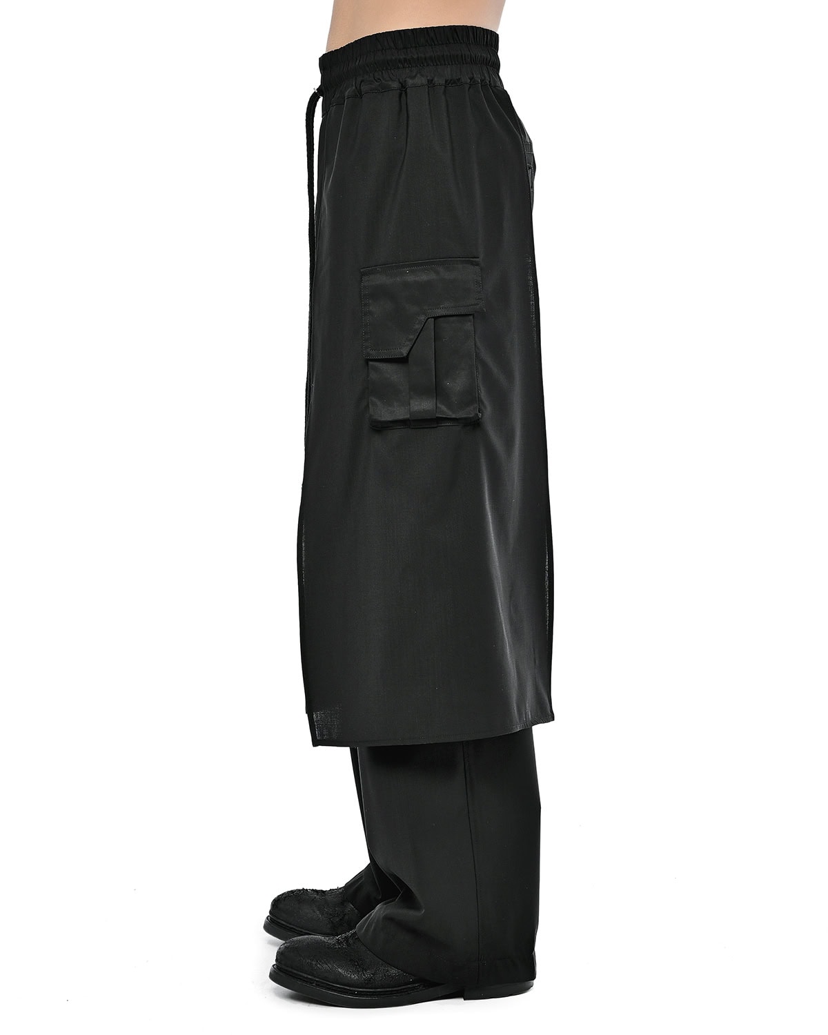 Double Layers Loose Cut Pants - Image 6