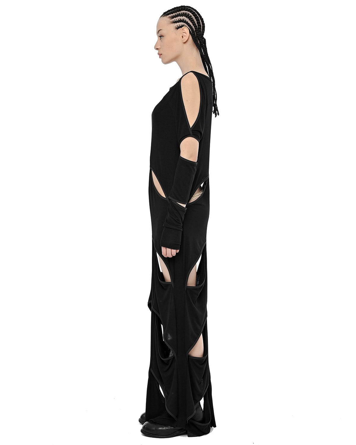 Elongated Division Cut Dress - Image 5